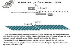 Hướng dẫn lợp tôn Austnam 11 sóng