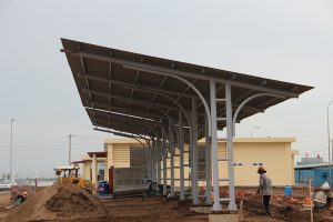 Tấm lợp Tôn Austnam sử dụng làm nhà để xe