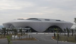 Toàn cảnh NTĐ đa năng thuộc Trung tâm Thể thao tỉnh Quảng Ninh