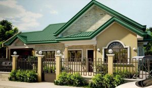 nhà cấp 4 mái tôn nông thôn