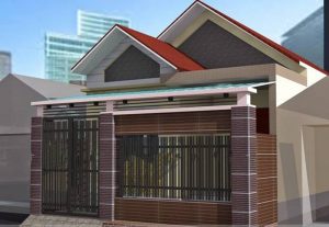 nhà cấp 4 mái tôn nông thôn