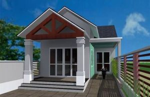 nhà cấp 4 mái tôn nông thôn