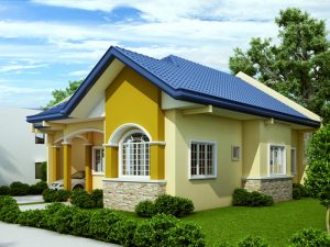 nhà cấp 4 mái tôn nông thôn