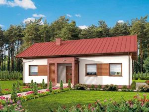 nhà cấp 4 mái tôn nông thôn