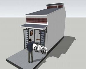 nhà cấp 4 mái tôn nông thôn