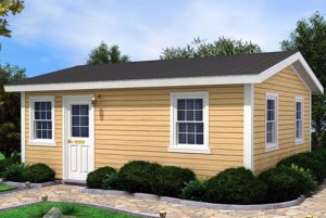 nhà cấp 4 mái tôn nông thôn