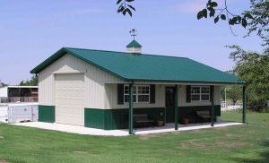 nhà cấp 4 mái tôn nông thôn