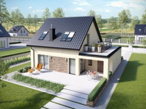 nhà cấp 4 mái tôn nông thôn