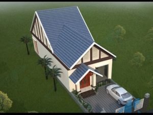 nhà cấp 4 mái tôn nông thôn