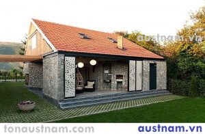 Mẫu nhà mái ngói đẹp